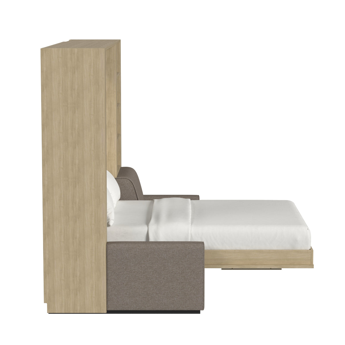 Wall Bed with Extended Sofa