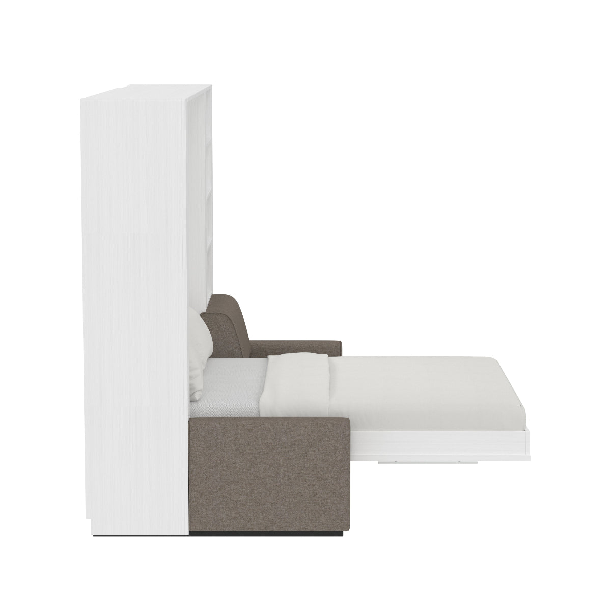 Wall Bed with Extended Sofa