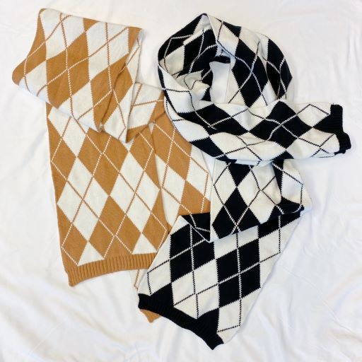 Our Gal Patterned Knit Scarf