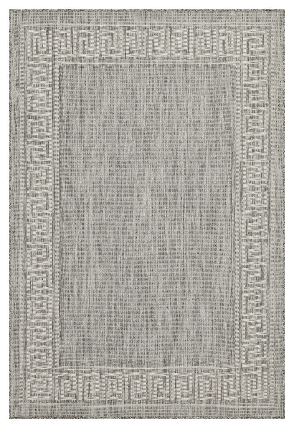 Sunshine GC_HAR2003 Silver 5 ft. 3 in. x 7 ft. 3 in. Indoor/Outdoor Area Rug