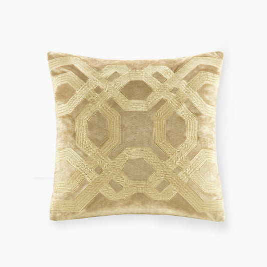 Square Decor Pillow Gold 18x18'