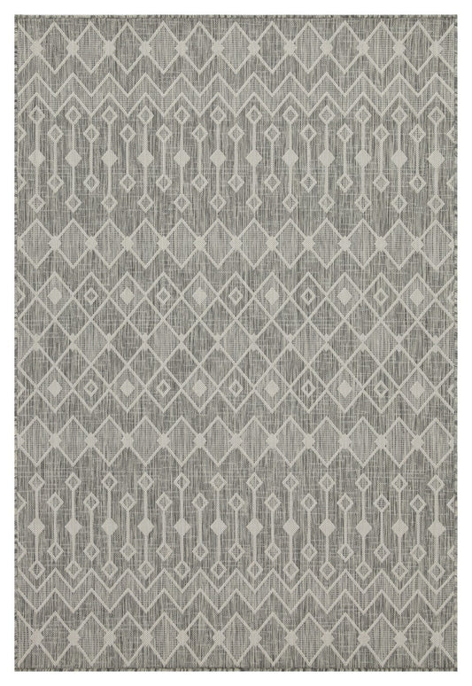 Sunshine GC_HAR2021 Silver 5 ft. 3 in. x 7 ft. 3 in. Indoor/Outdoor Area Rug