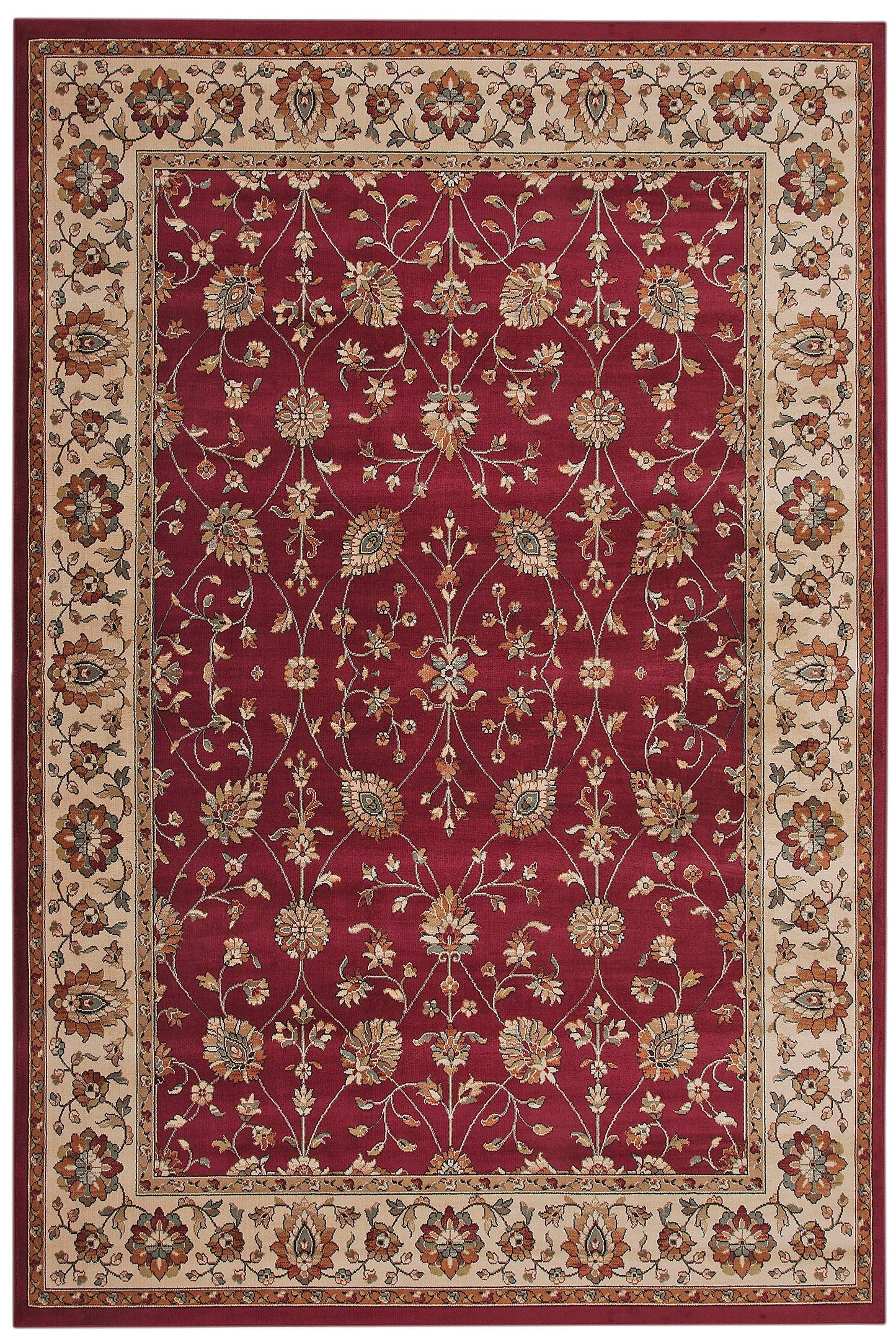 Valentino Red Area Rug 8x10