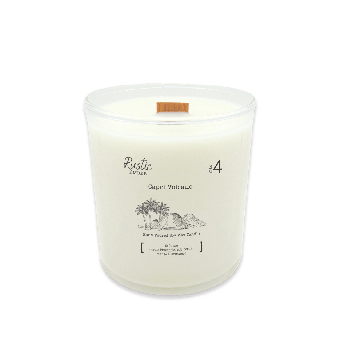 Rustic Ember | Volcano | 10 Ounce Candle
