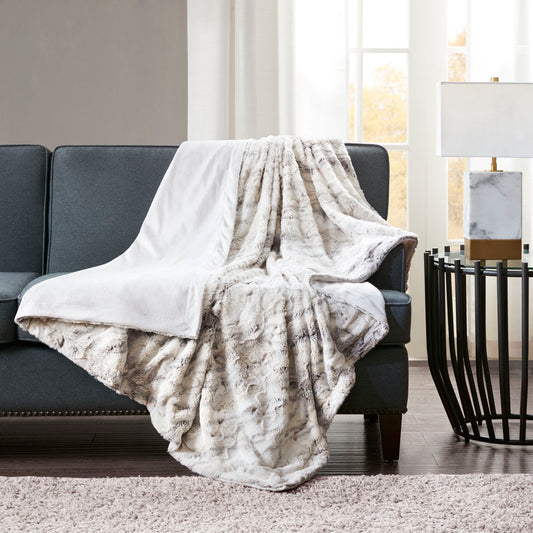 Oversized Faux Fur Throw
