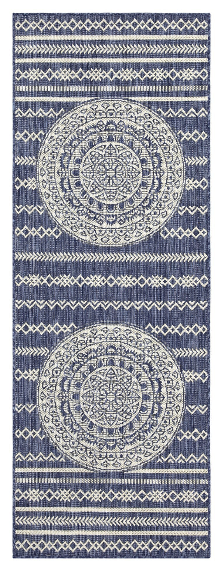 Sunshine GC_HAR2016 Blue 5 ft. 3 in. x 7 ft. 3 in. Indoor/Outdoor Area Rug