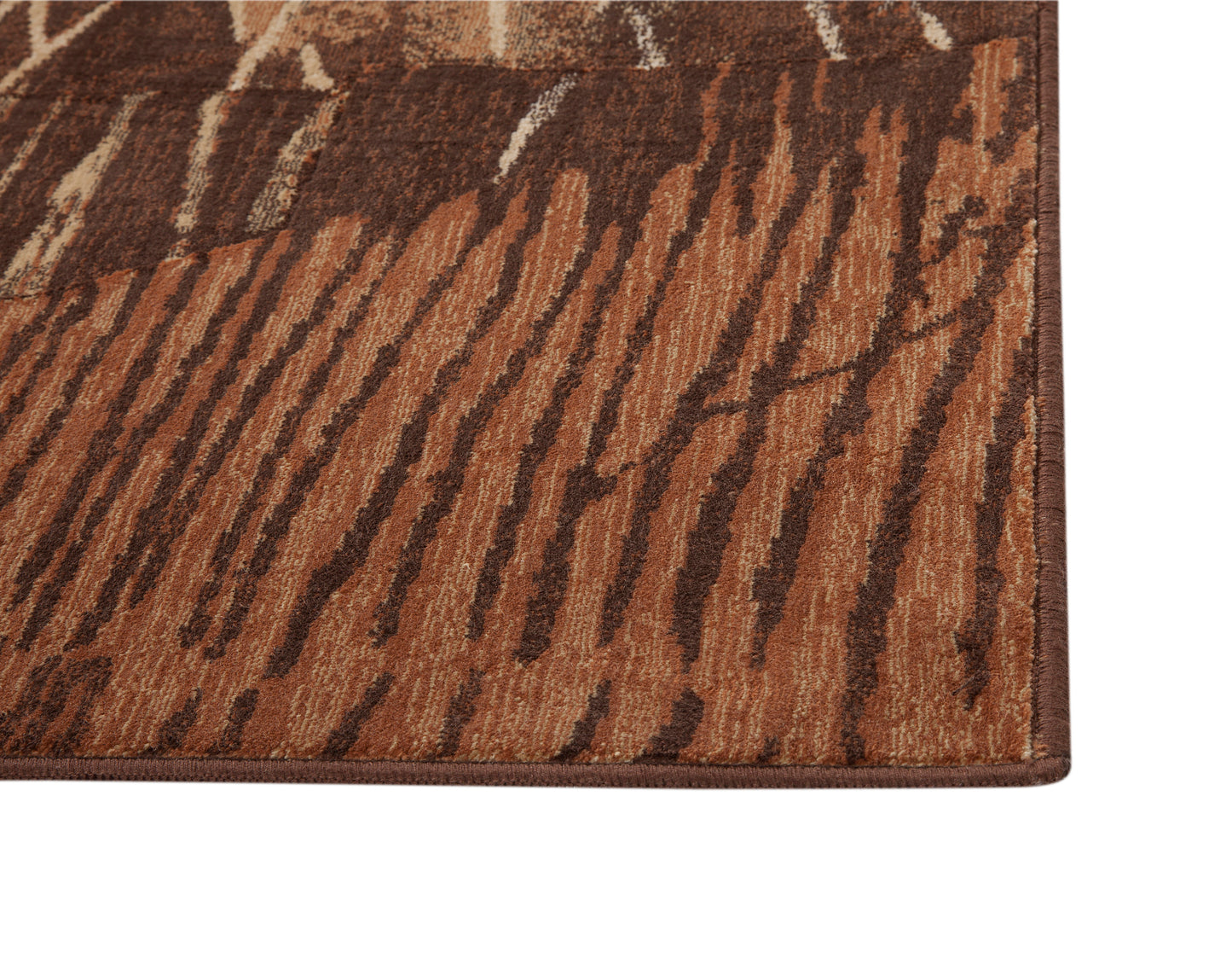 Natoma Rust/Brown/Golds Area Rug 8x10