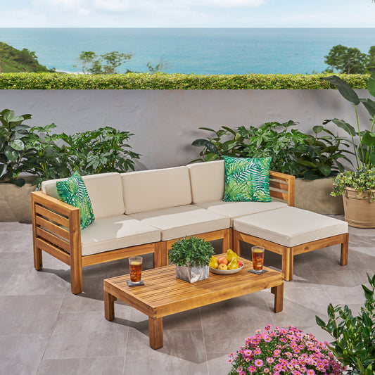 CAMBRIDGE L SHAPE SOFA SET, Beige