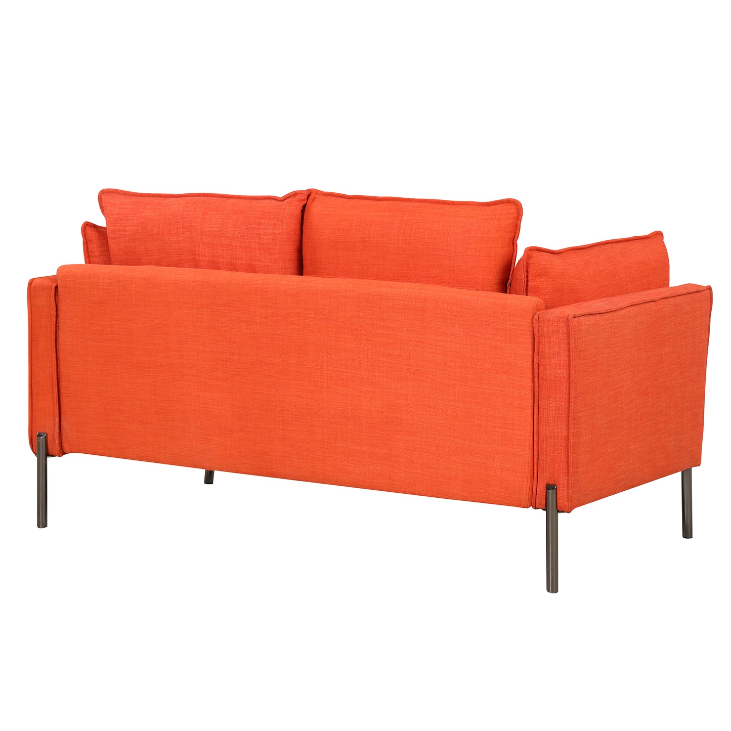 56" Modern Style Sofa Linen Fabric Loveseat Small Love Seats Couch for Small Spaces,Living Room,Apartment