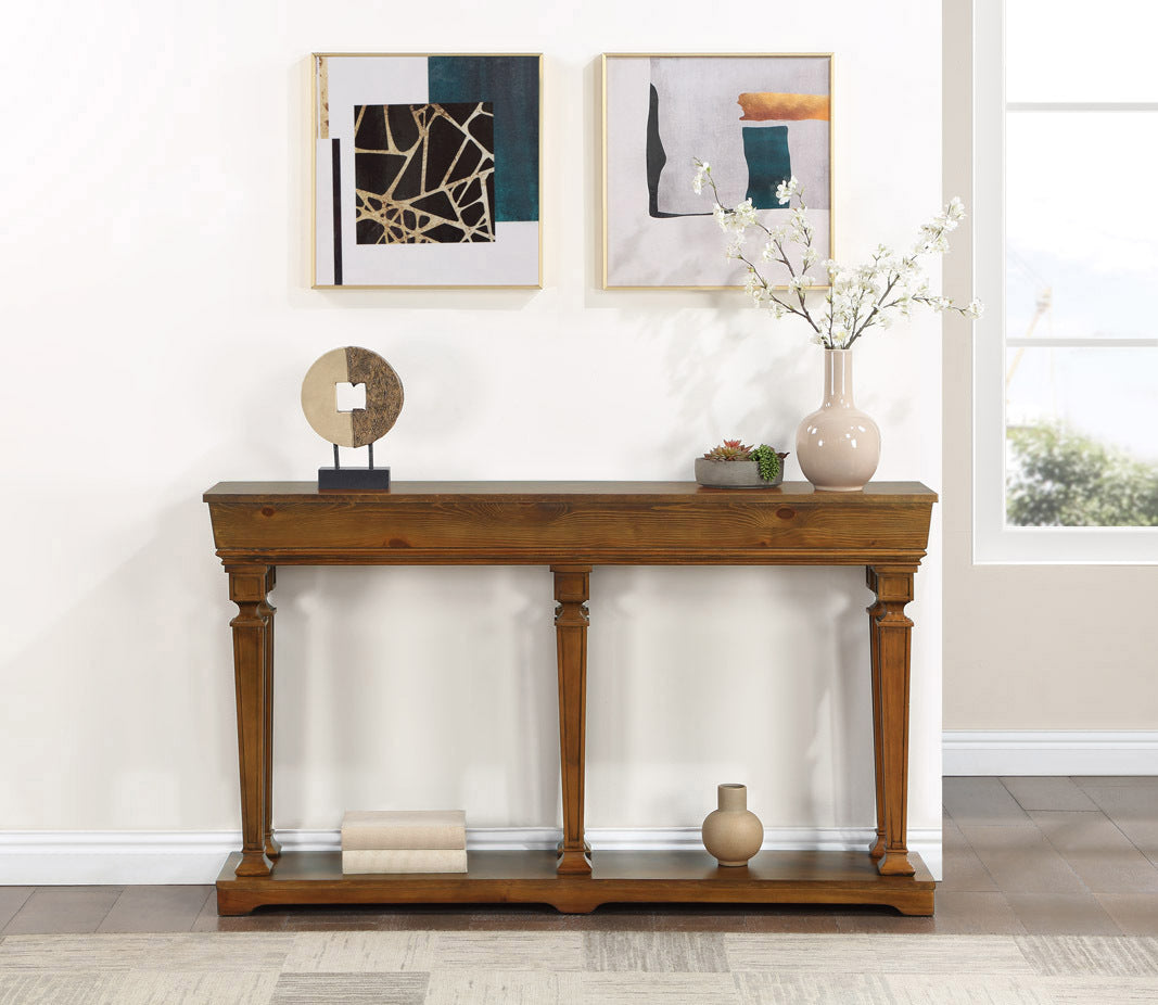 ACME Garrison Console Table in Oak 97252