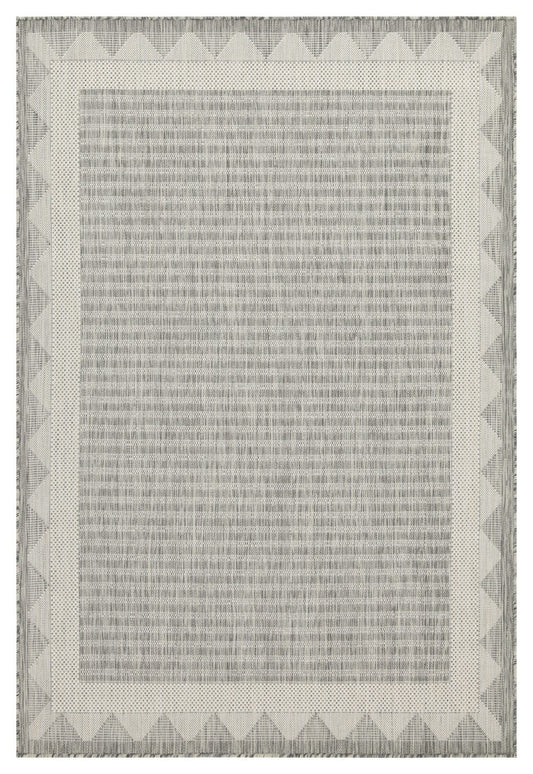 Sunshine GC_HAR2015 Silver 5 ft. 3 in. x 7 ft. 3 in. Indoor/Outdoor Area Rug