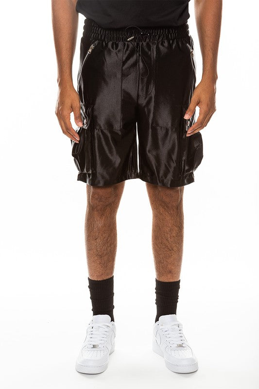 Satin Street Cargo Shorts