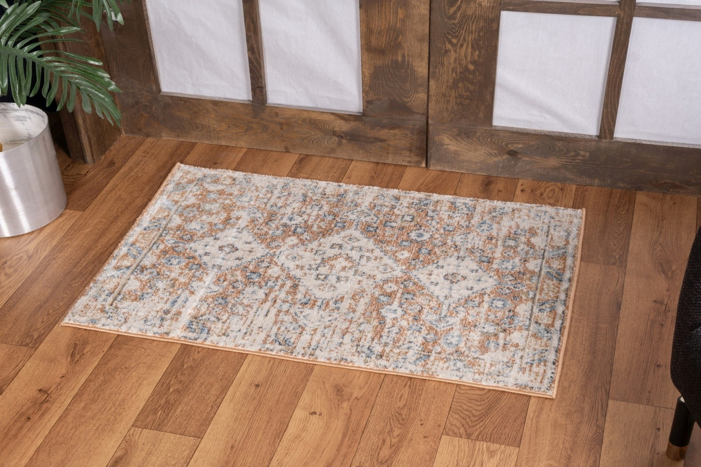 Noble GC_GEN7004 Rust 7 ft. 10 in. x 10 ft. 3 in. Area Rug