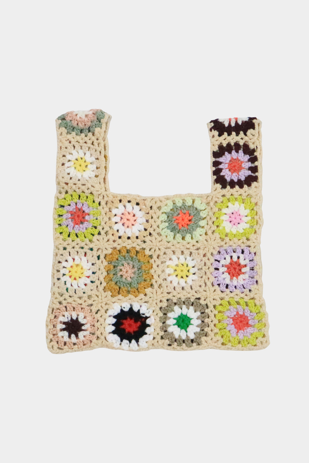 Crochet Squares Tote Bag