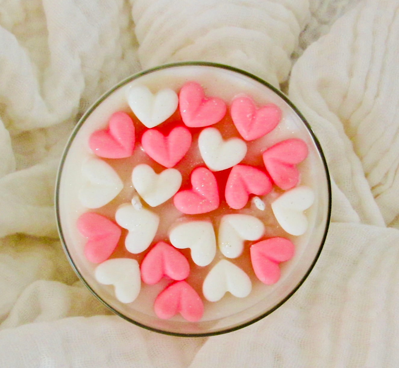 Darling You Are Fabulous-Soy Wax Candle with Hearts