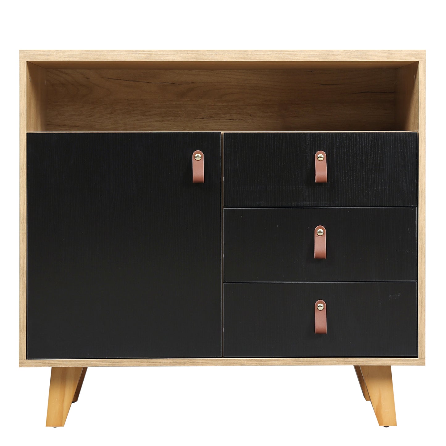 DRESSER CABINET BAR CABINET storge cabinet  lockers PUHold handsLockers  can be placed in the living room, bedroom, dining room, black+brown
