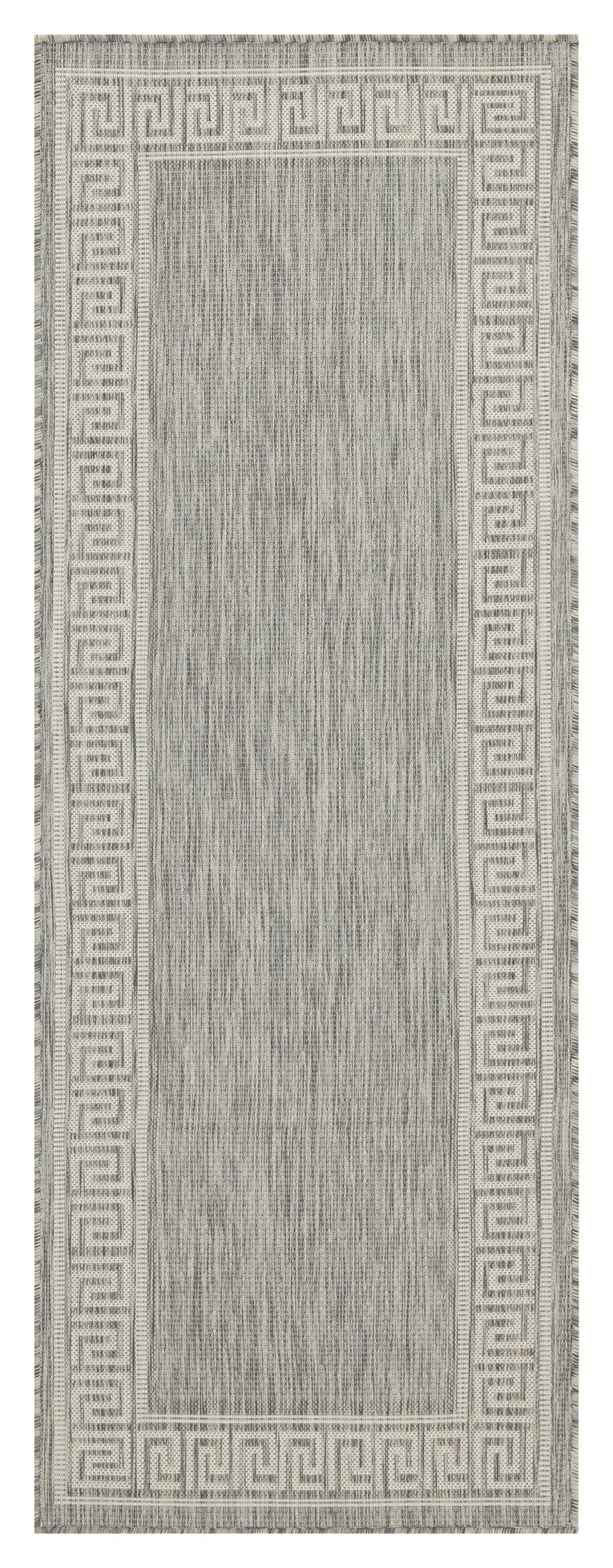 Sunshine GC_HAR2003 Silver 5 ft. 3 in. x 7 ft. 3 in. Indoor/Outdoor Area Rug