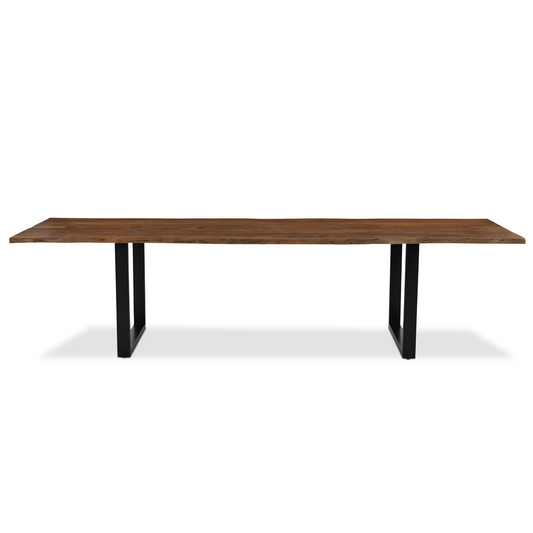 Athea Butterfly Dark live Edge Dining Table - 96"