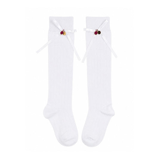 Ruby Royale Bow Socks
