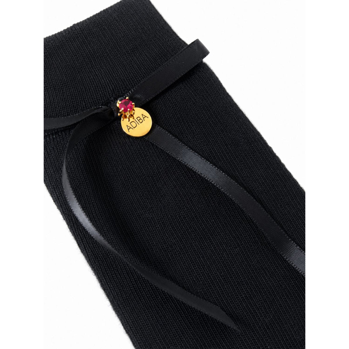Midnight Royale Bow Socks