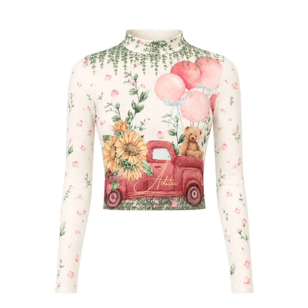Sunbear Garden Mesh Top