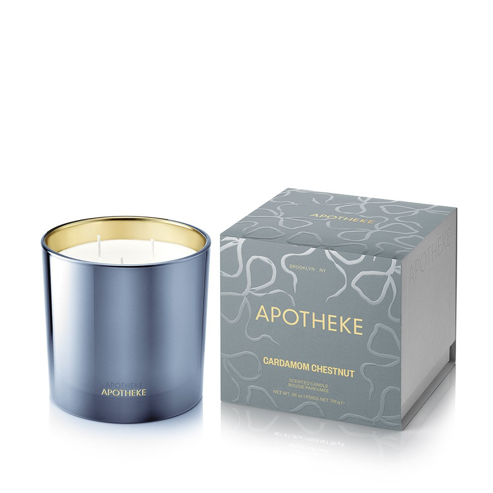 Cardamom Chestnut 3-Wick Candle