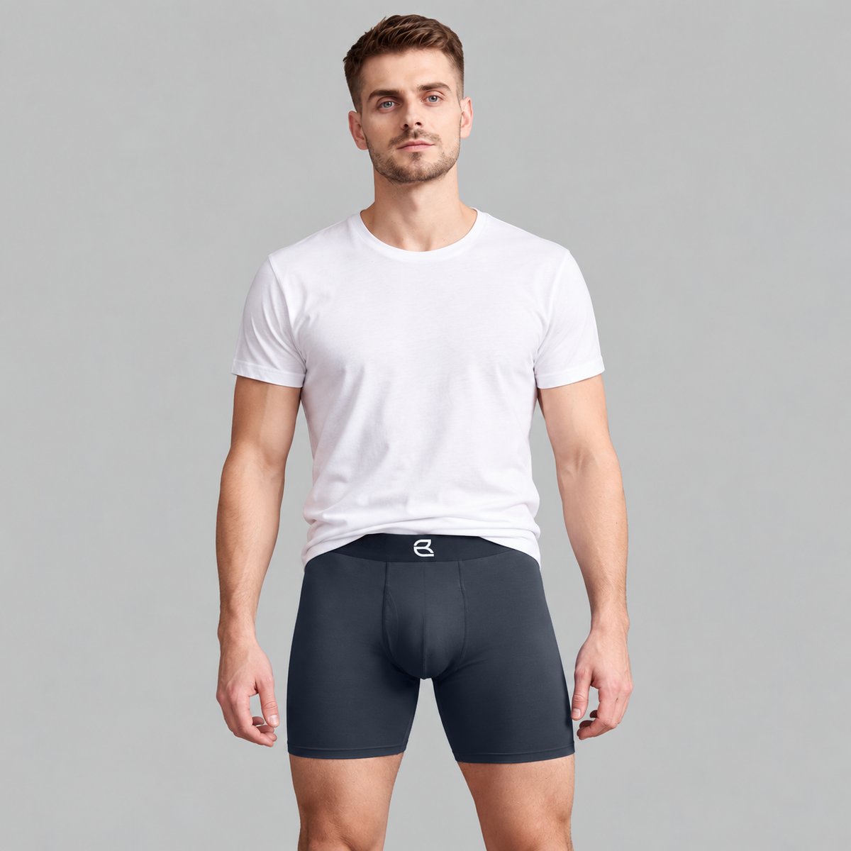 6-Pack Men’s Seamless Anti-Chafe Long Boxer Brief