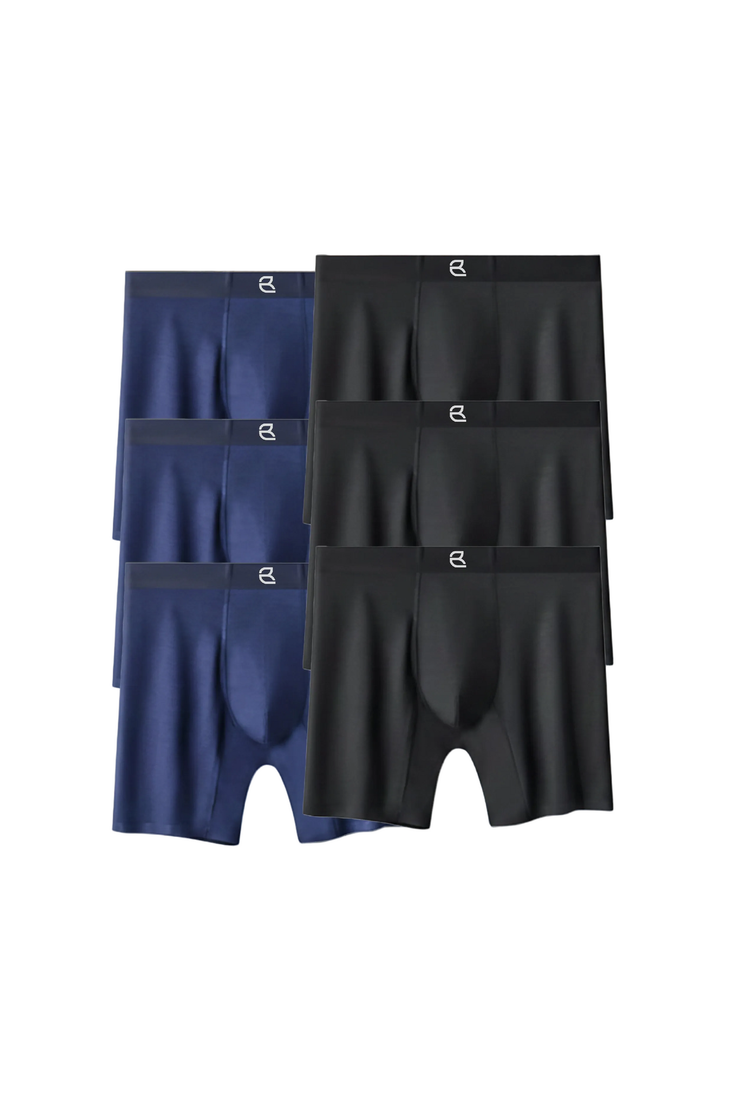 6-Pack Men's Modal Performance Long Boxer Brief