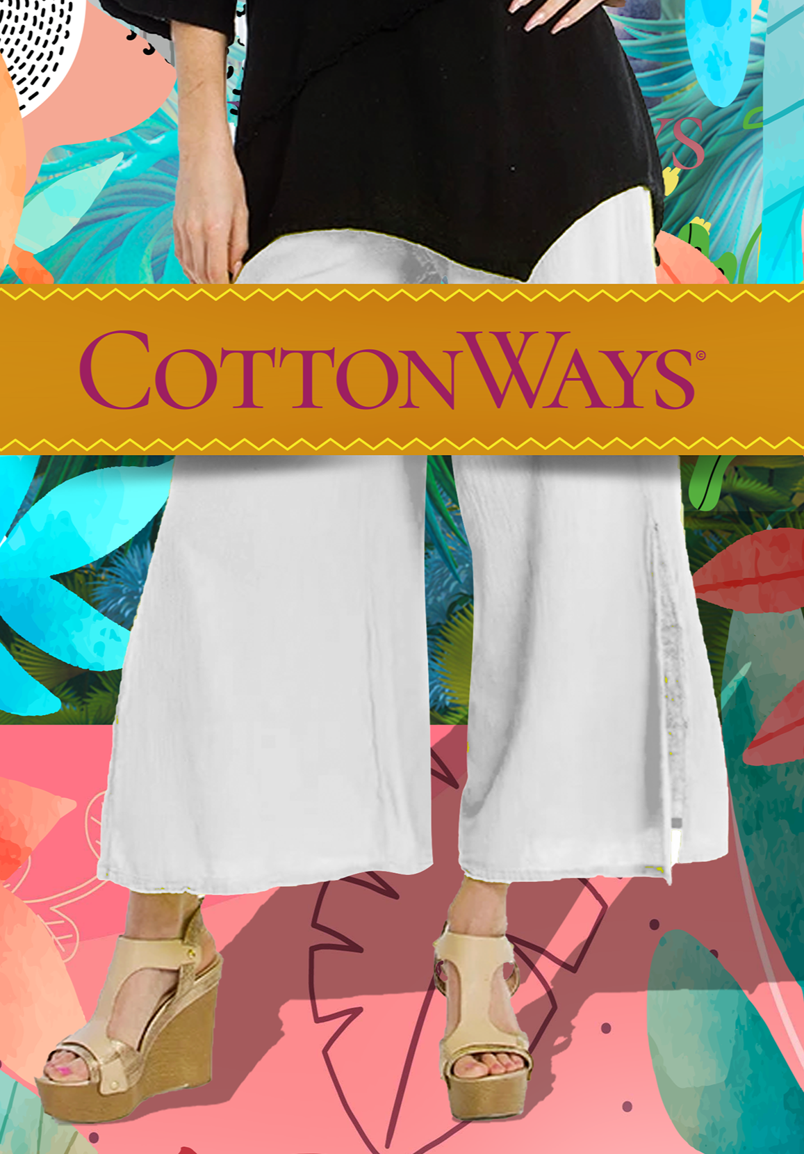 Emma 100% Gorgeous Flow! Cotton Gauze Pants