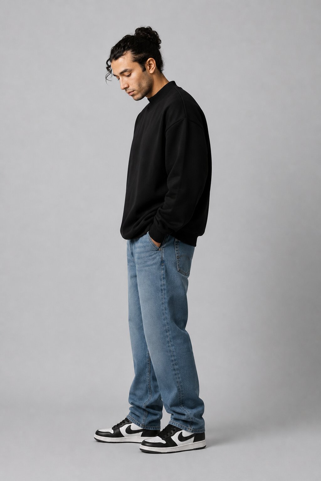 Oversized Sweatshirt Black