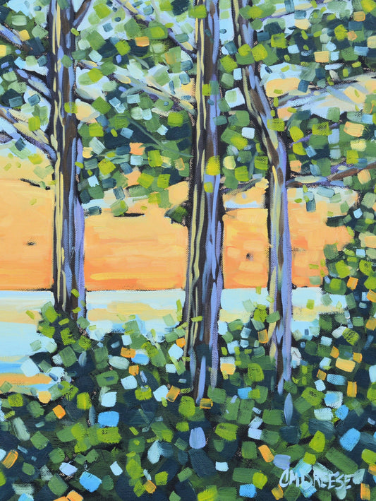 "Close The Day With Beauty" Sunset Print on Paper, Wood Panel - Wall Art Home Decor