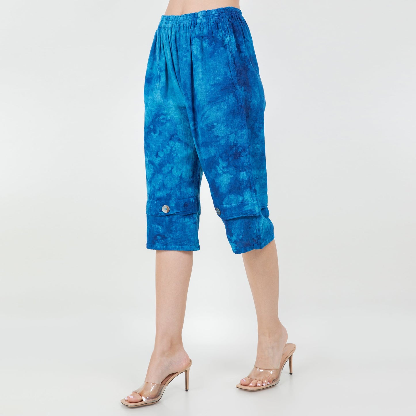 Gail Capri Pant with Pockets! 100% Cotton Gauze