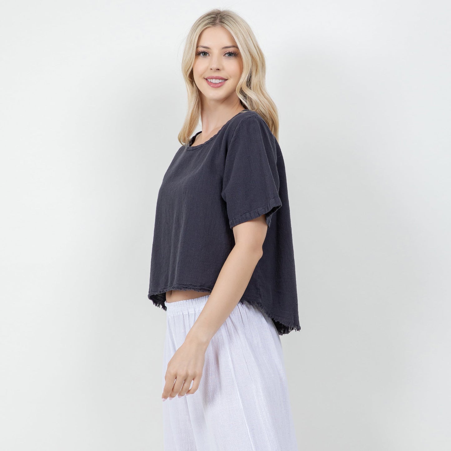 Women's 100% Cotton Gauze Heidi Top