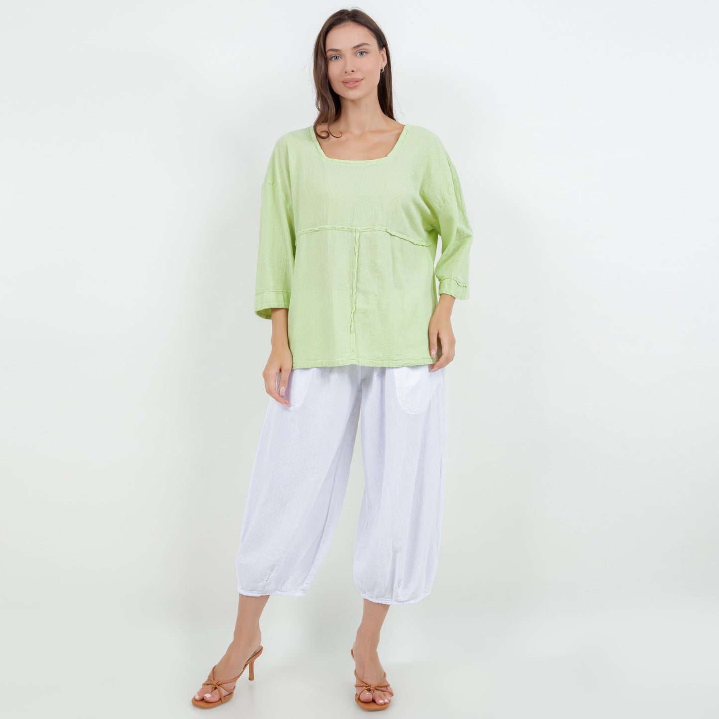 Elena Top 100% Cotton Gauze