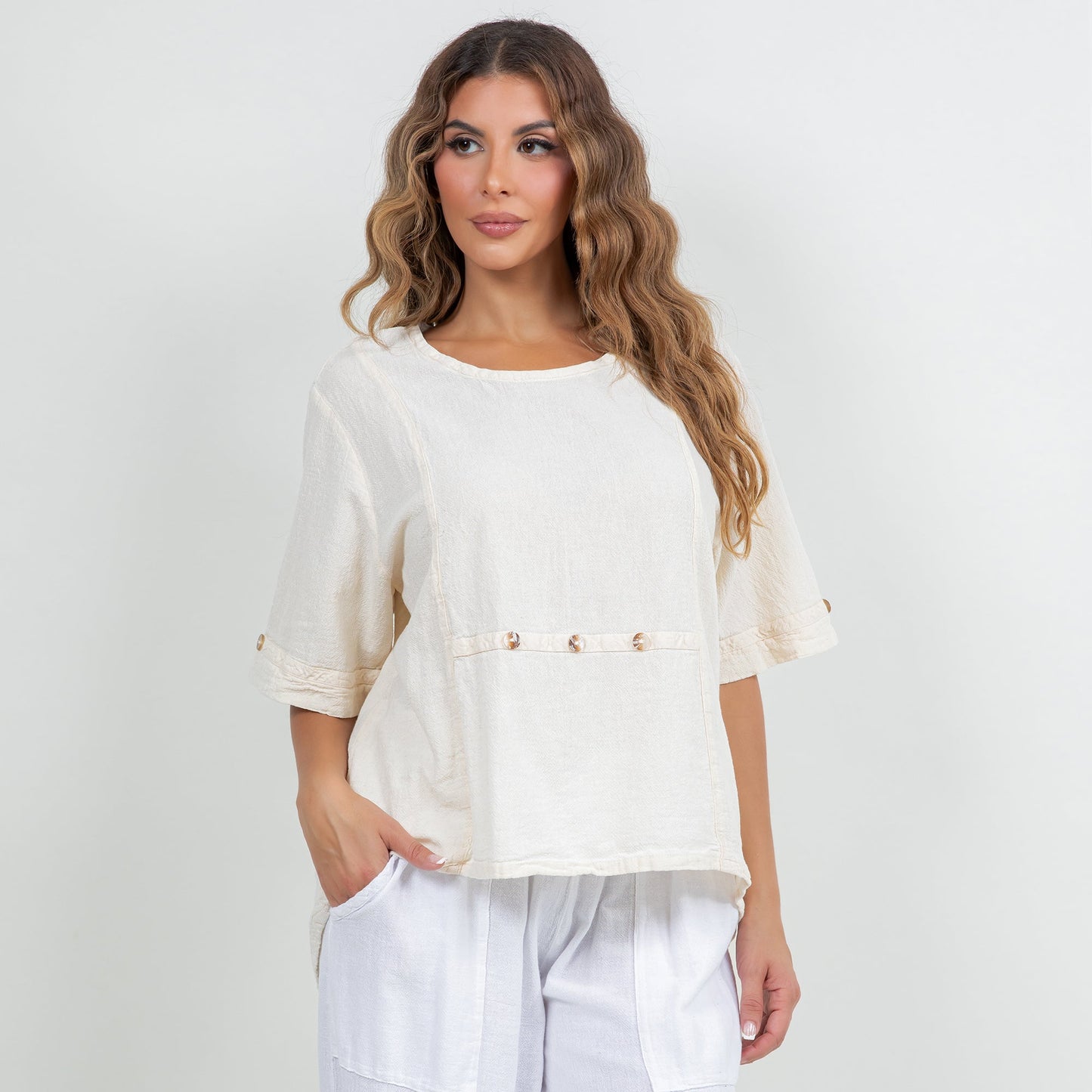Women's 100% Cotton Gauze Kira Top