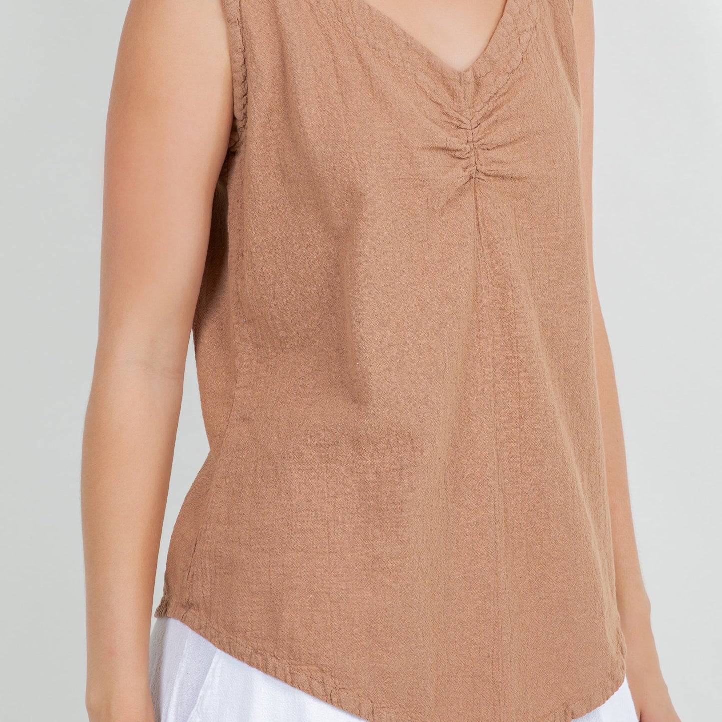 Women's 100% Cotton Gauze Dominica Tank Top