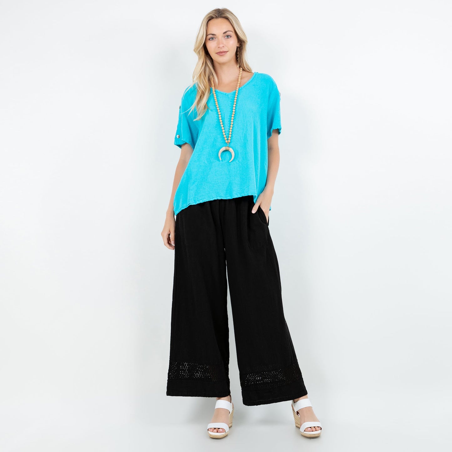 Shirley Top 100% Cotton Gauze