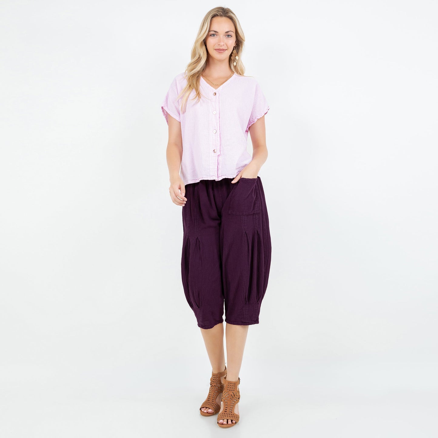Constance Top -100% Cotton Gauze -  New Colors!