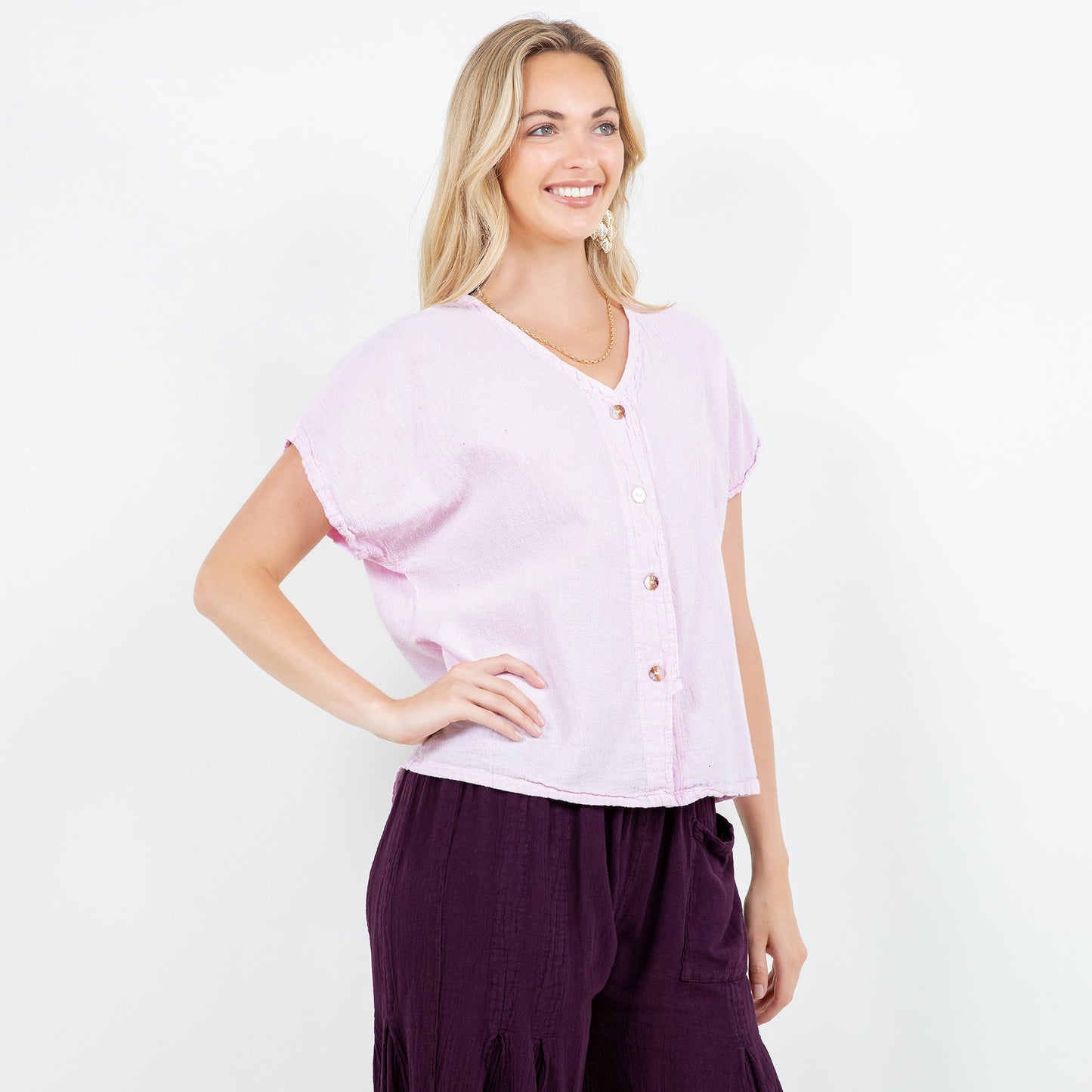 Constance Top -100% Cotton Gauze -  New Colors!