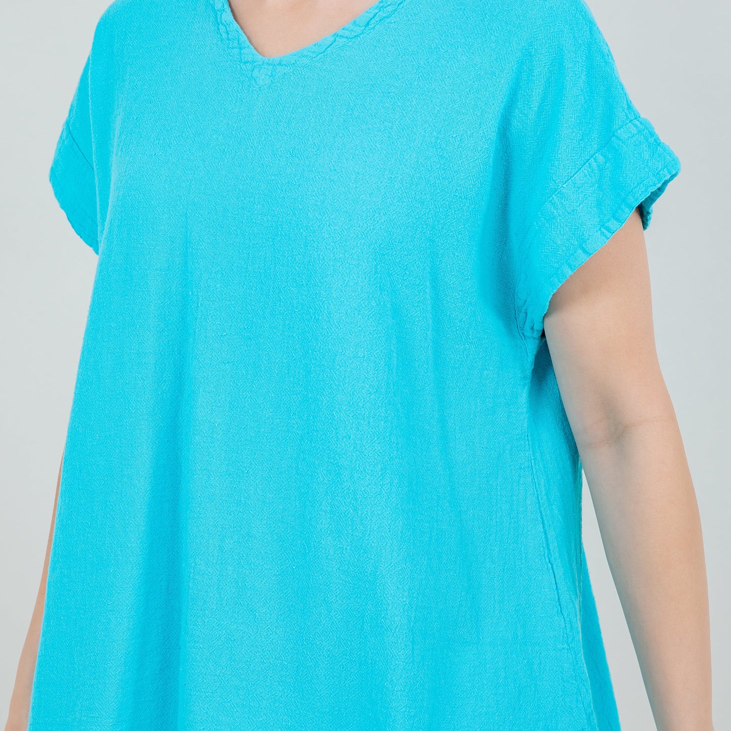 Carla 100% Cotton Gauze Top in OSFM Sale