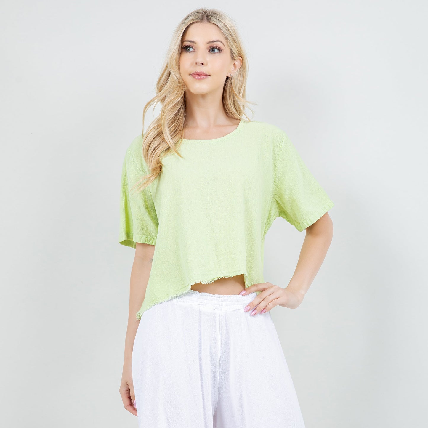 Women's 100% Cotton Gauze Heidi Top