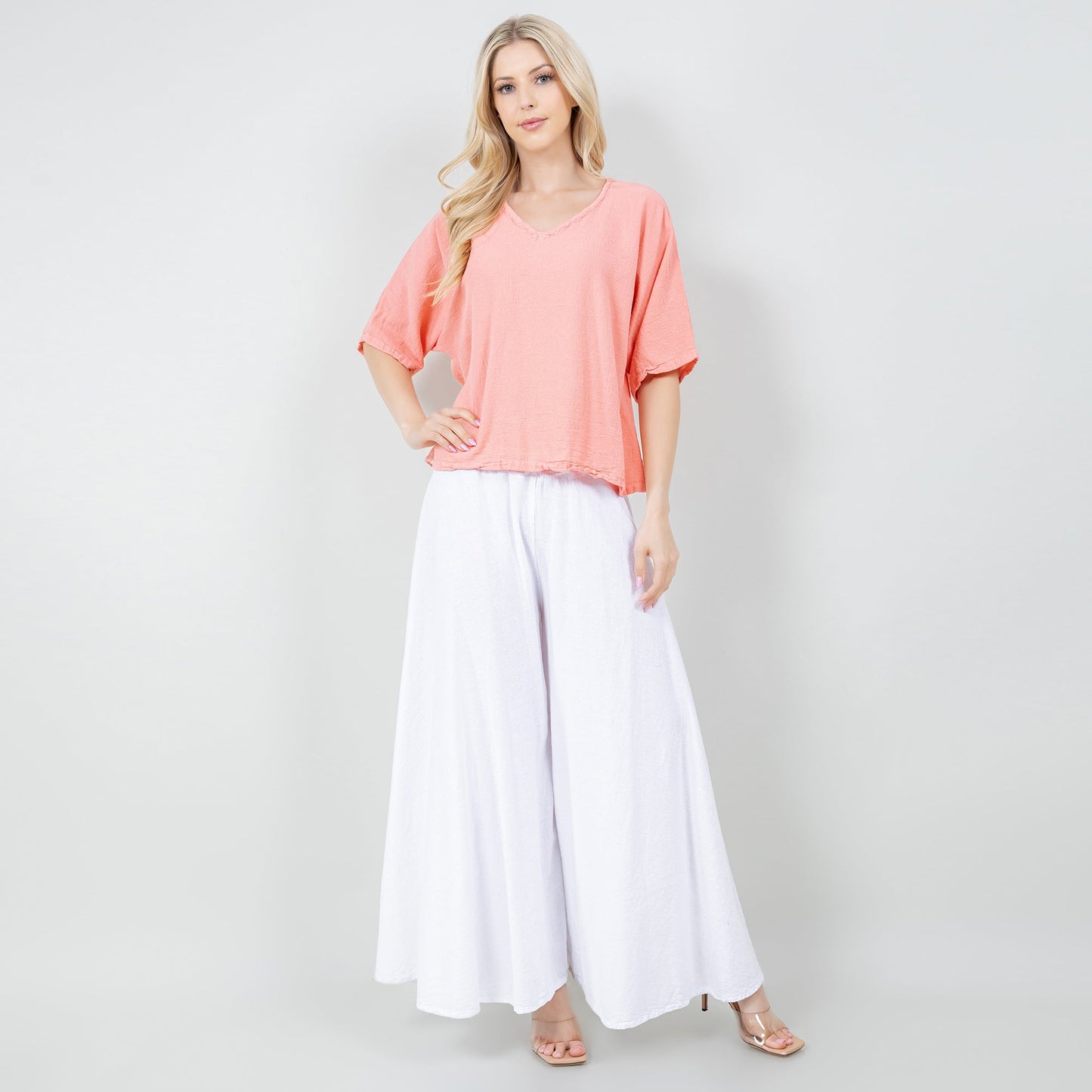 Blanche Pants - 100% Cotton Gauze