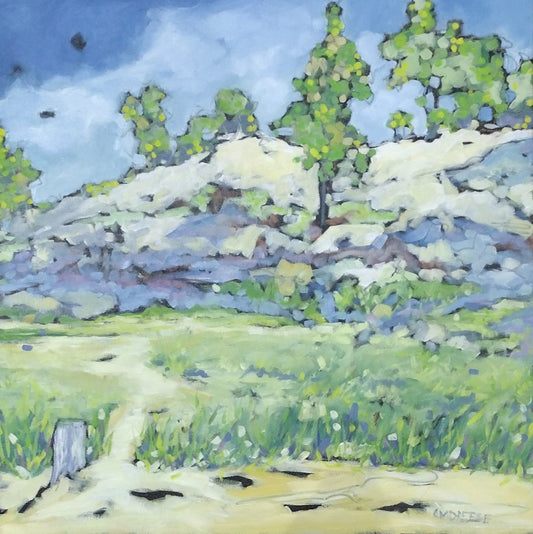 "Dear Beach, I Think About You All the Time" Giclee Print on Paper or Canvas. Michigan Artist Christi Dreese