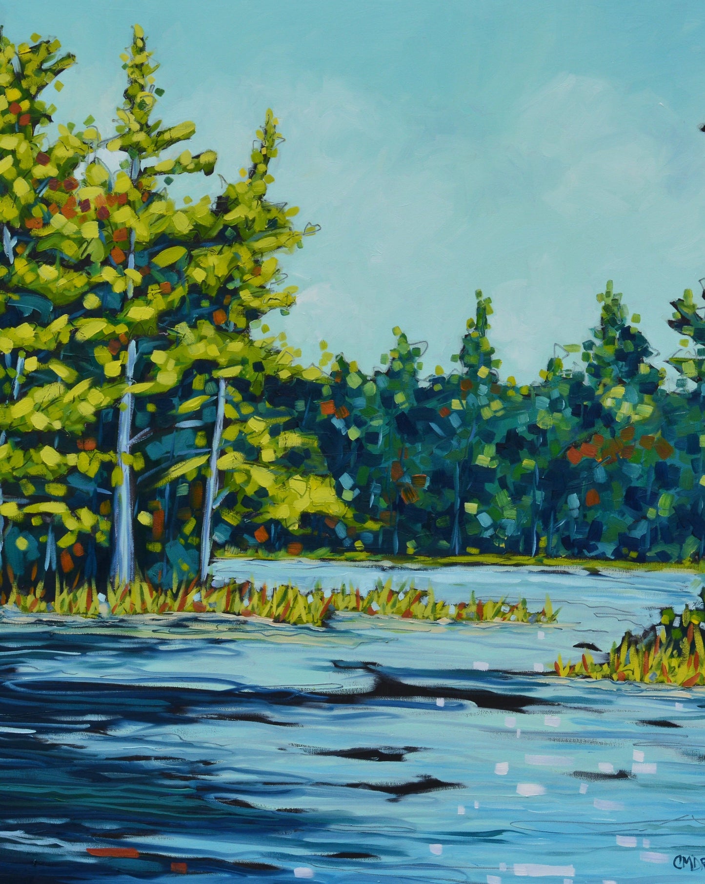 Time to Reflect Lake Print on Paper- Wall Art