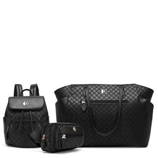 Compass Backpack, Weekender & Crossbody Set
