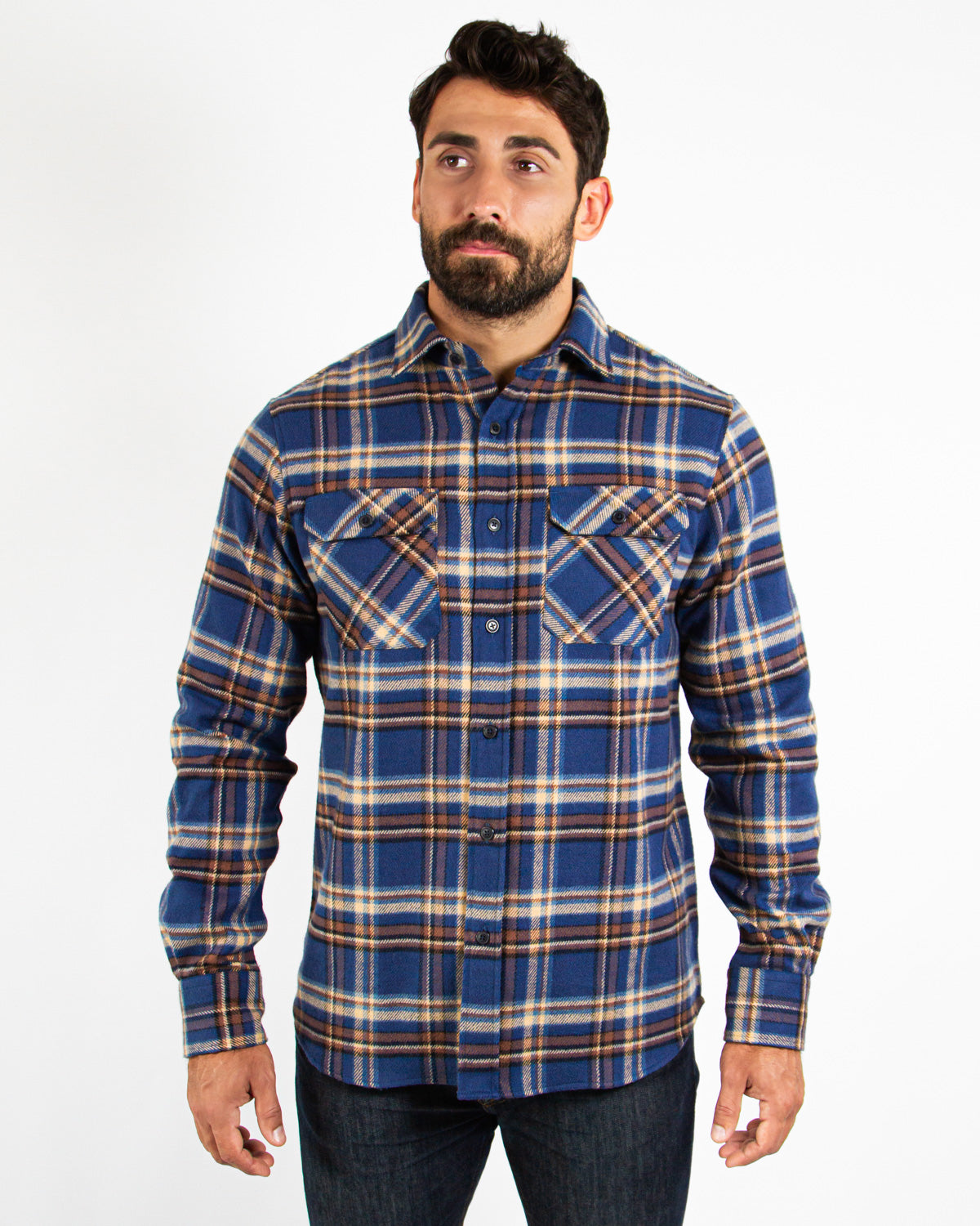 Field Grand Flannel, Pecan Plaid