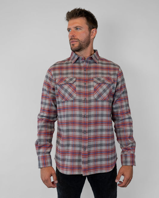 Field Grand Flannel, Sedona Red