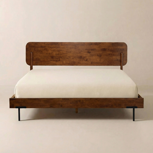 Frida Deluxe Solid Wood Bed Frame