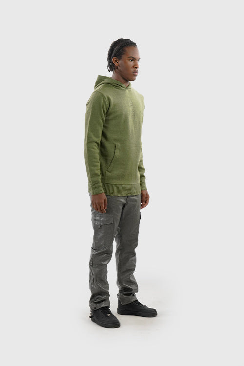 Love Language Pre-washed Knit Hoodie