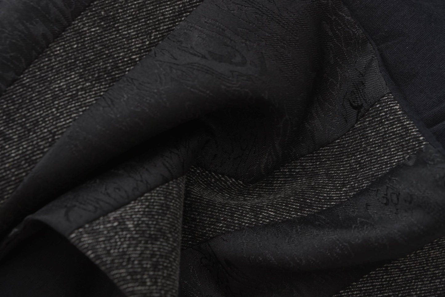 Bei Denim/Brocade Patchwork Vest